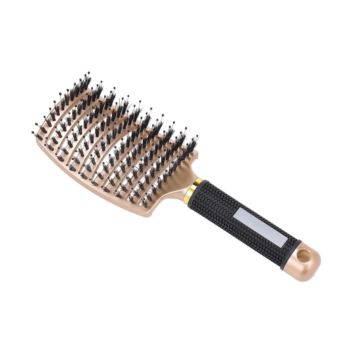 Mua Boar Hair Brush Curved Vented Styling Hairbrush Detangling Thick Hair Massage Blow Drying Brush Mua Boar Hair Brush Curved Vented Styling Hairbrush Detangling Thick Hair Massage Blow Drying Brush