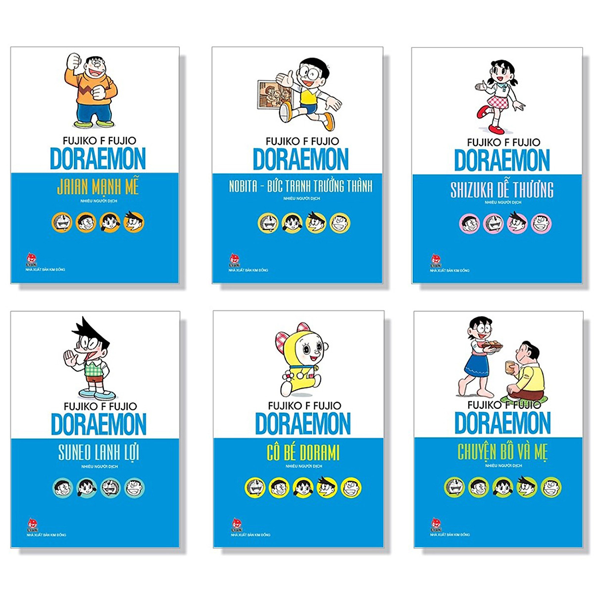 Combo Tuyển tập Doraemon - Những người thân yêu (6 cuốn)(Combo Được Bọc Màng Co)