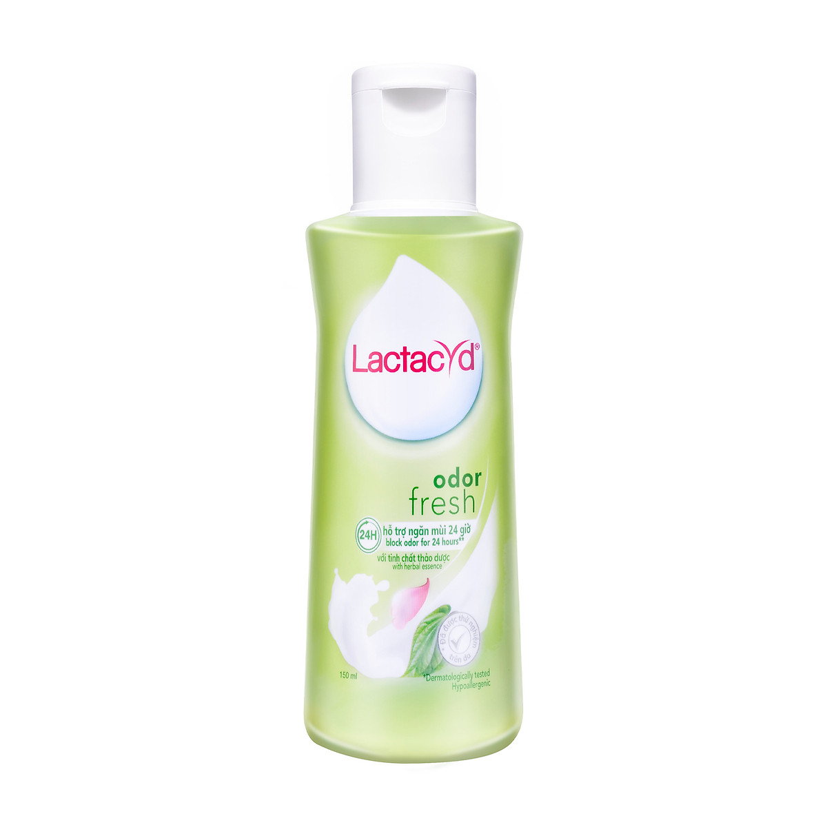 Dung dịch vệ sinh phụ nữ Lactacyd tinh chất thảo dược hỗ trợ ngăn mùi (150ml)