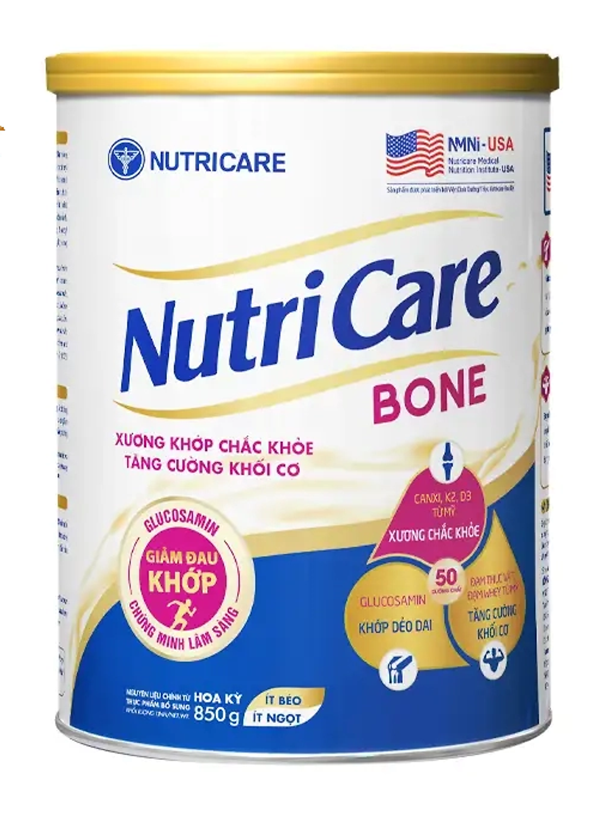 Sữa bột Nutricare Bone Mới phòng loãng xương cải thiện xương khớp (400g, 900g)
