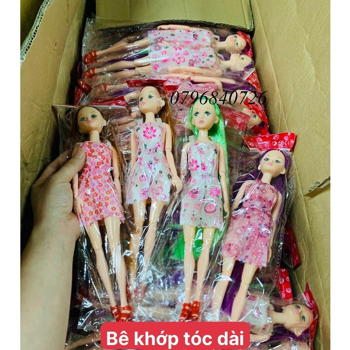 Búp bê khớp tóc dài - Búp bê