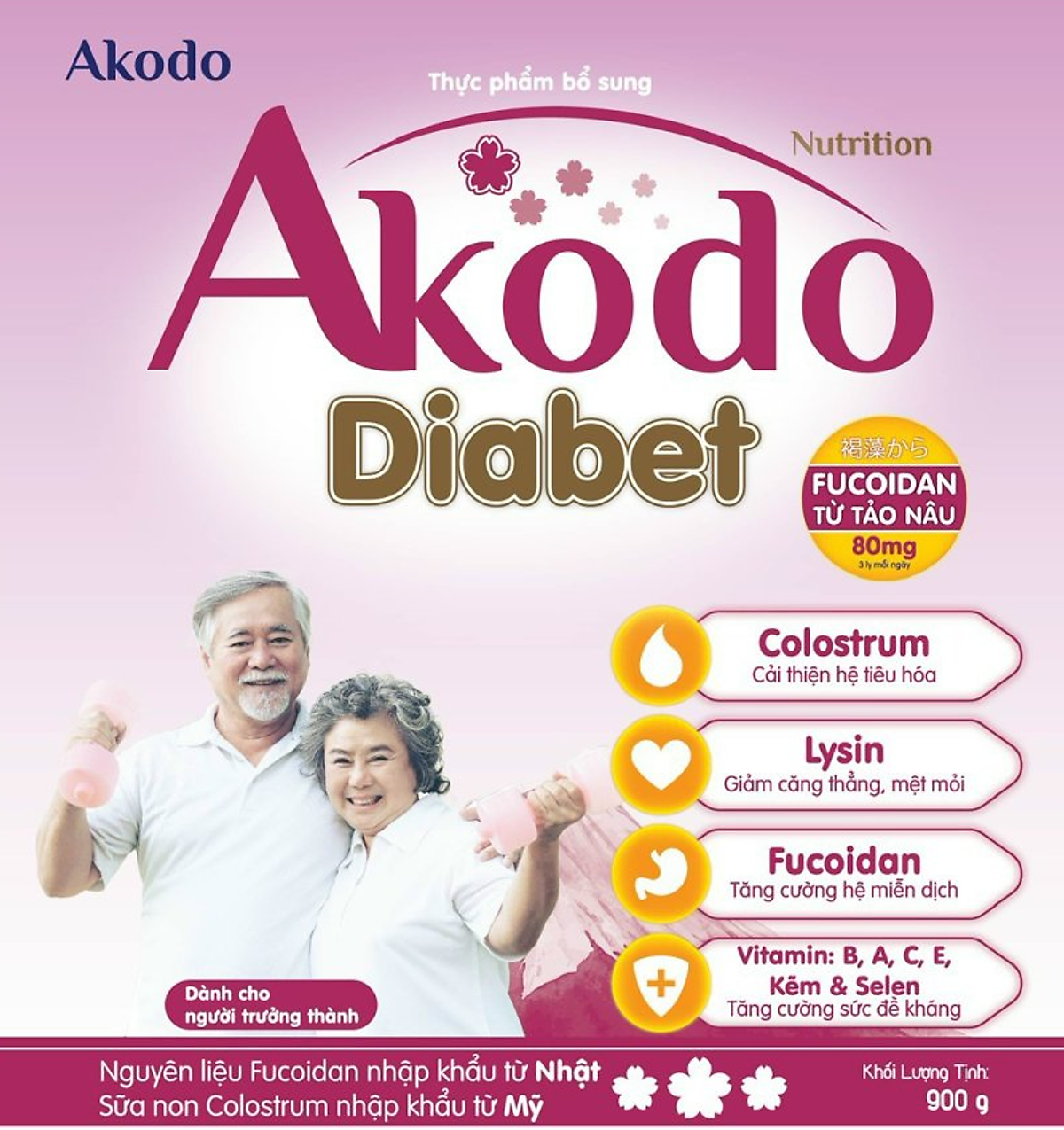 Sữa Akodo Diabet (đặc biệt dành cho người bị tiểu đường) - 400g