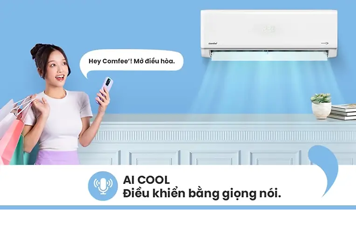 Điều Hòa Inverter 1 Chiều Toshiba COMFEE 9000BTU/12000BTU/17500BTU (1HP/1.5HP/2HP) - Hàng Nhập Khẩu Thái Lan Của Toshiba