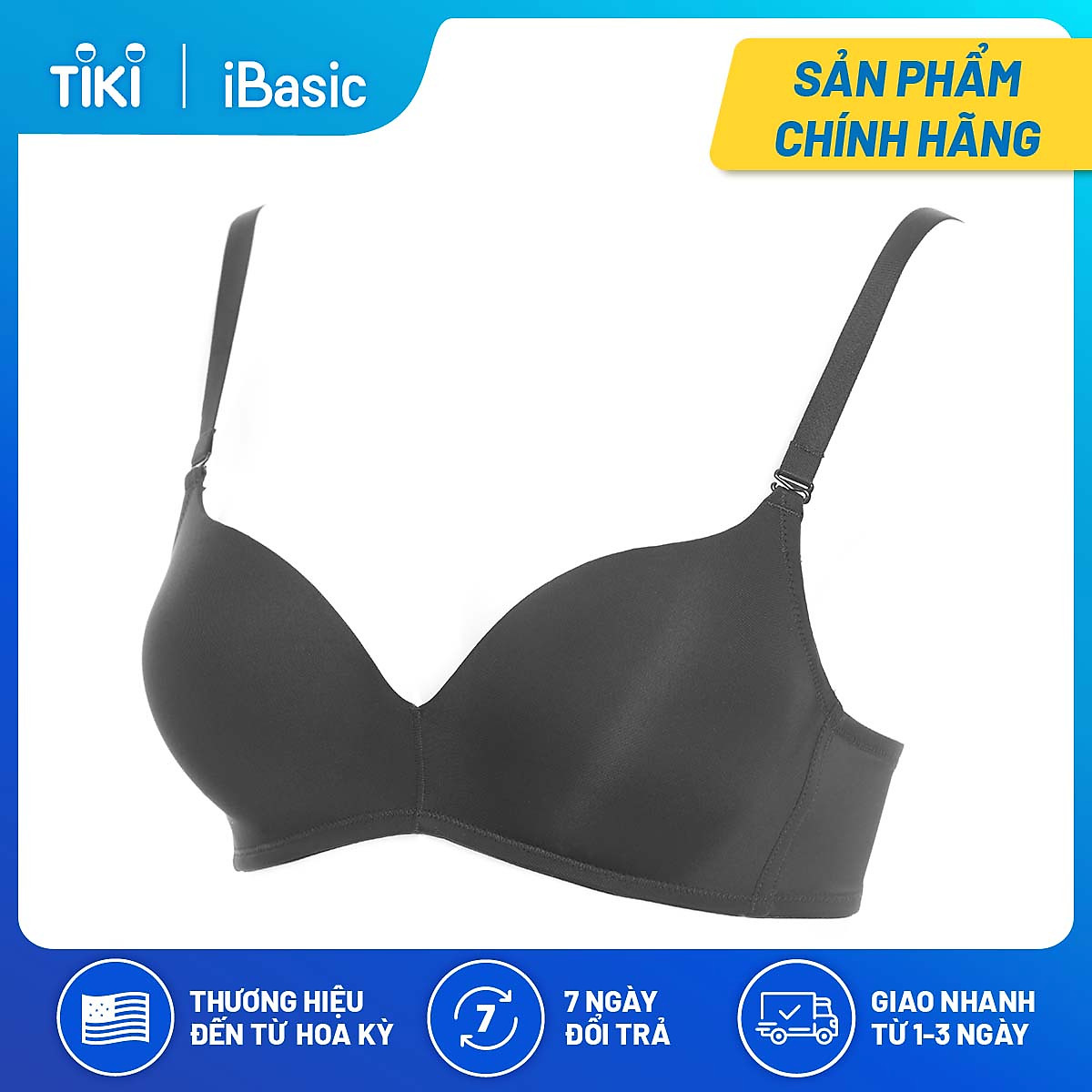 Áo ngực không gọng mút dày V deep cup T-Shirt iBasic BRAW052-1 - Áo nâng ngực Áo Ngực Không Gọng Mút Dày V Deep Cup T-Shirt Ibasic Braw052-1 - Áo Nâng Ngực
