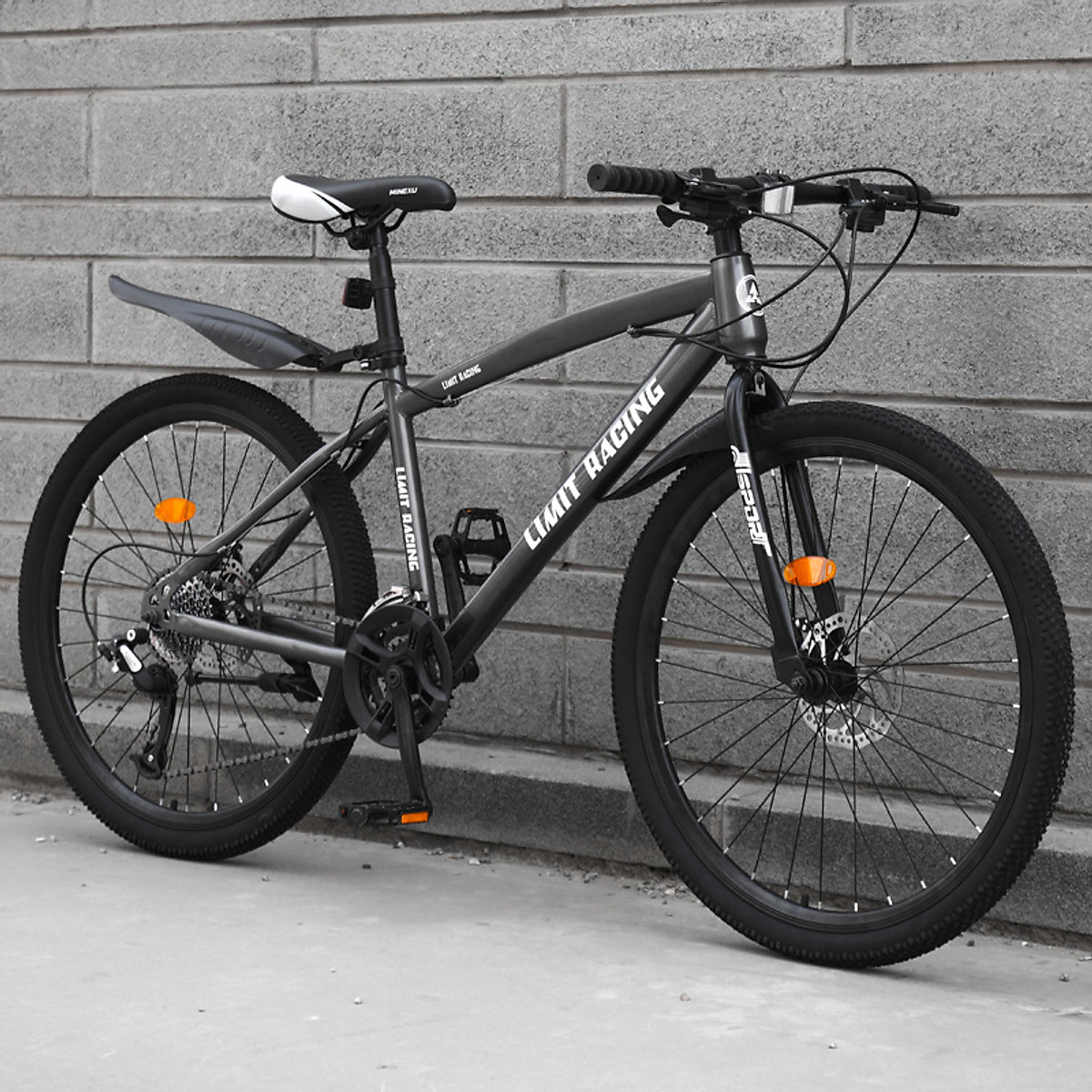 Xe đạp touring, xe đạp đường phố Limit Racing 26inch - Tặng chuông, bình nước, chắn bùn trước sau, đồ lắp xe