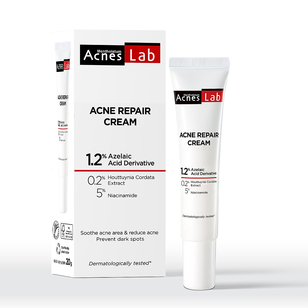 Kem dưỡng da giảm mụn chuyên sâu Acnes Lab Acne Repair Cream 20g