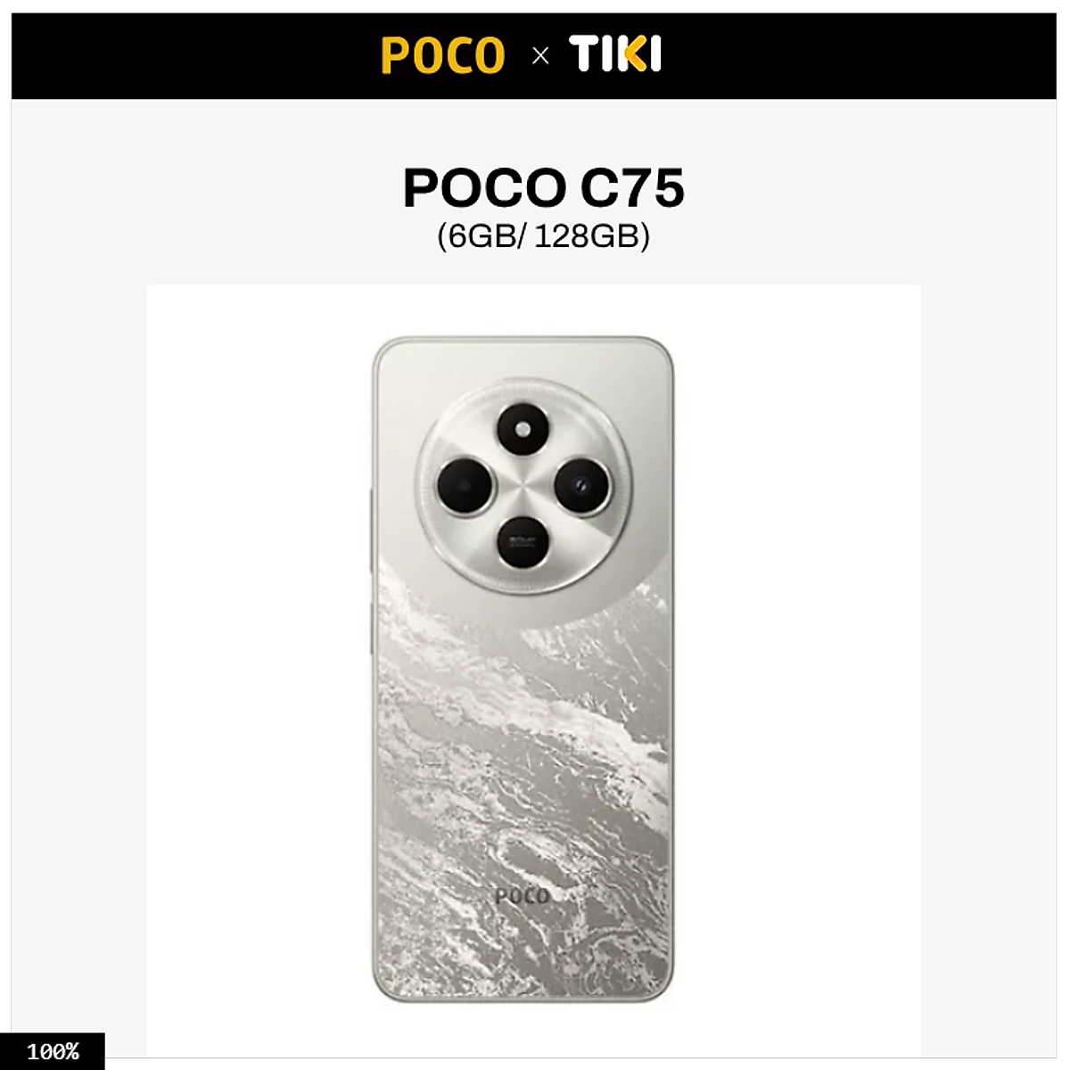 Điện thoại POCO C75 (6GB/128GB) - Hàng Chính Hãng