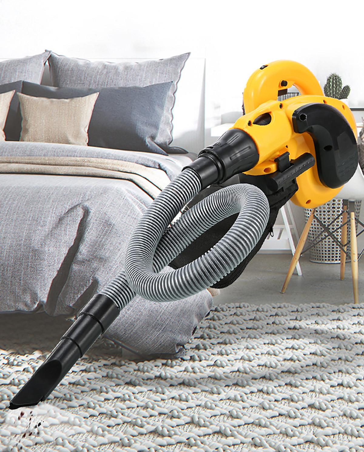 Máy Thổi Hút Bụi  Cầm Tay ABG Công Suất Lớn 1050W Máy Vừa Thổi Vừa Hút Công Nghiệp Đa Năng Ứng Dụng Nhiều Trong Các Xưởng Mộc, Vệ Sinh Máy Móc (GIAO MÀU NGẪU NHIÊN) – Hàng Chính Hãng