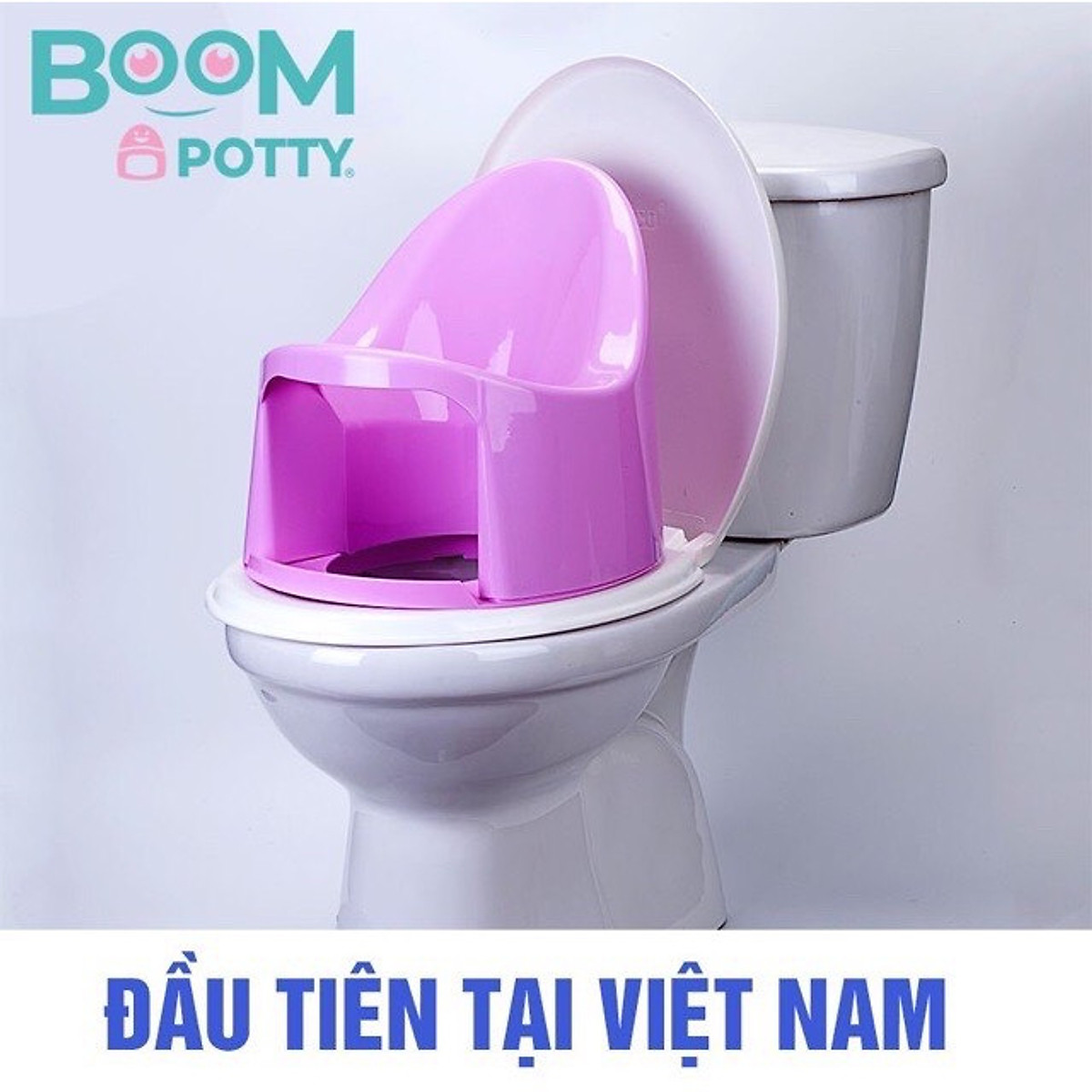 Bô cho bé ,Bô Boom Potty vệ sinh cho bé từ 7 tháng (8.5KG) đến