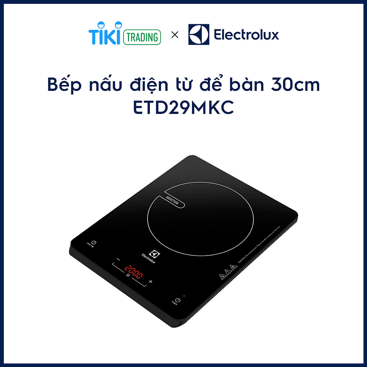 Bếp điện từ Electrolux ETD29MKC (2000W) - Hàng chính hãng