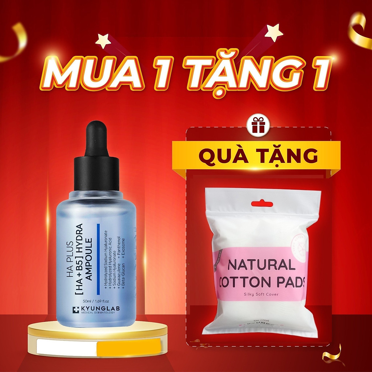 Serum Hỗ Trợ Căng Bóng Da Kyung Lab HAB5 Plus Hydra Ampoule 50ml