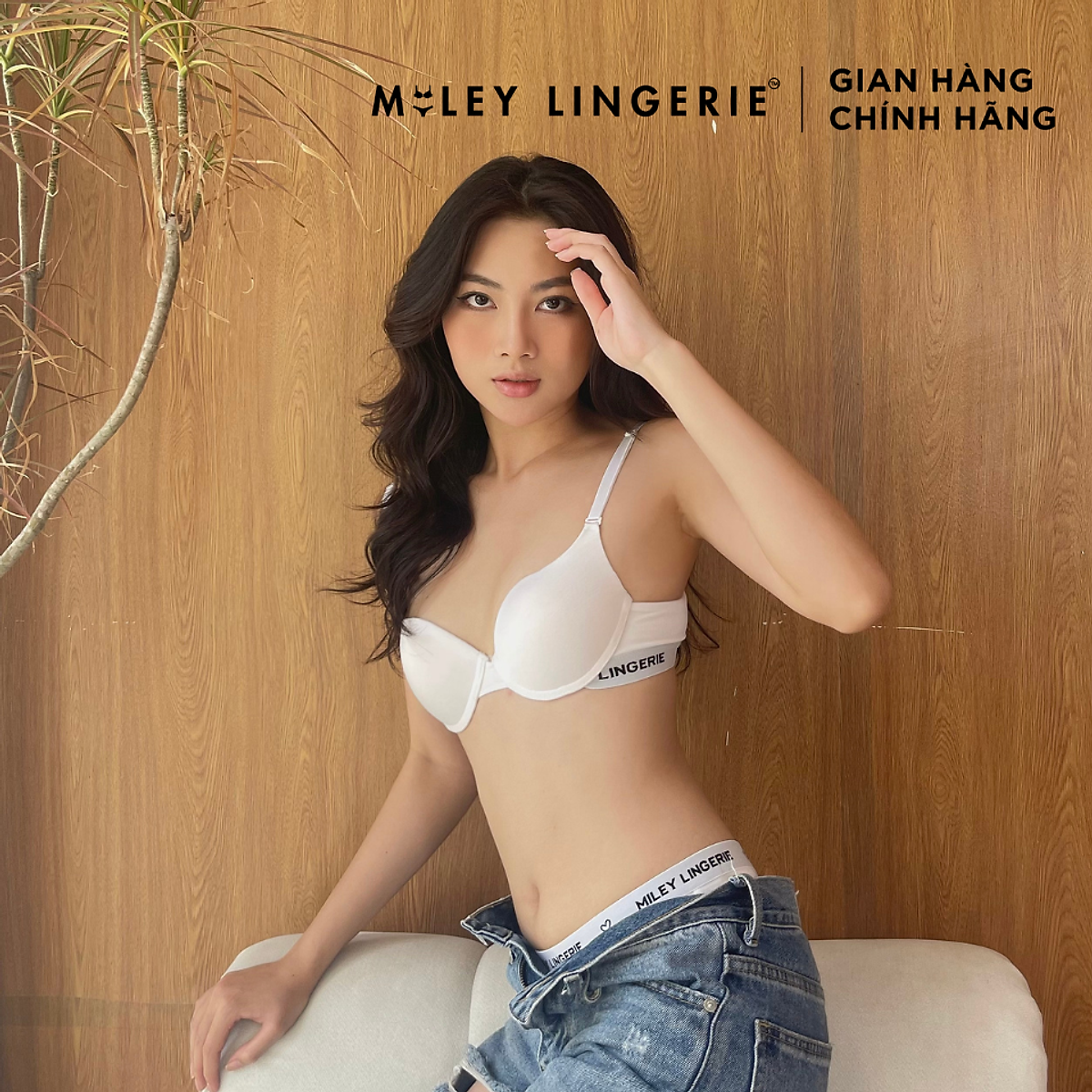 Bộ Đồ Lót Miley Lingerie Vải Thiên Nhiên Bamboo Miley Nature BRB02001_FBS0201