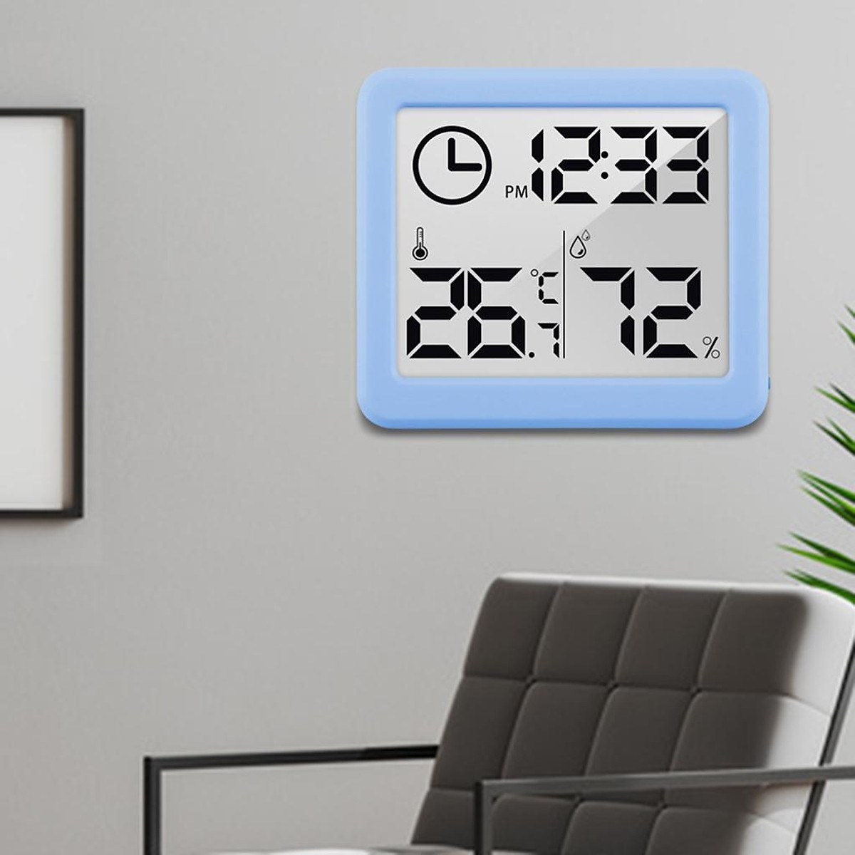 3X Desktop Digital Clock Battery Operated Easy to Read Electronic Clock