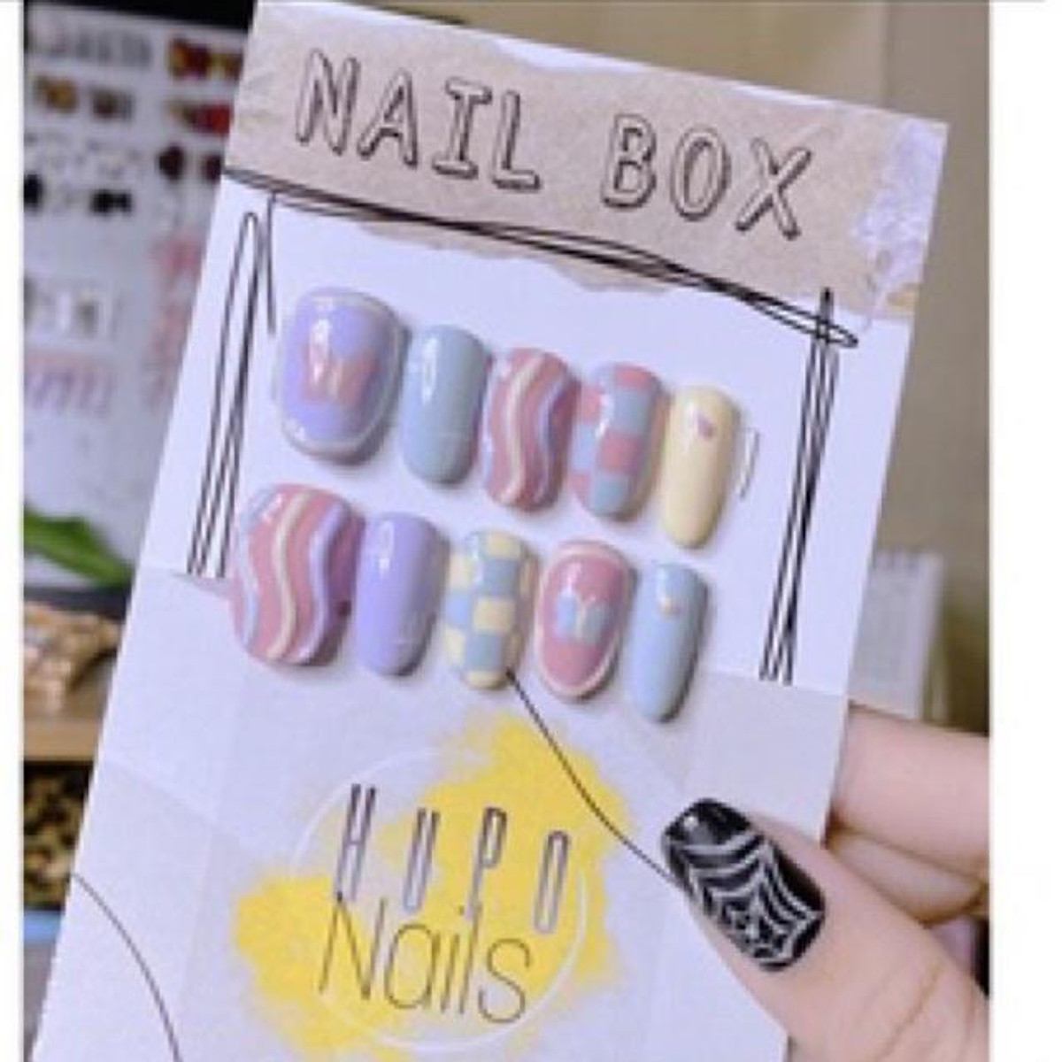 Nailbox thiết kế theo yêu cầu - mẫu móng úp nhiều màu xinh