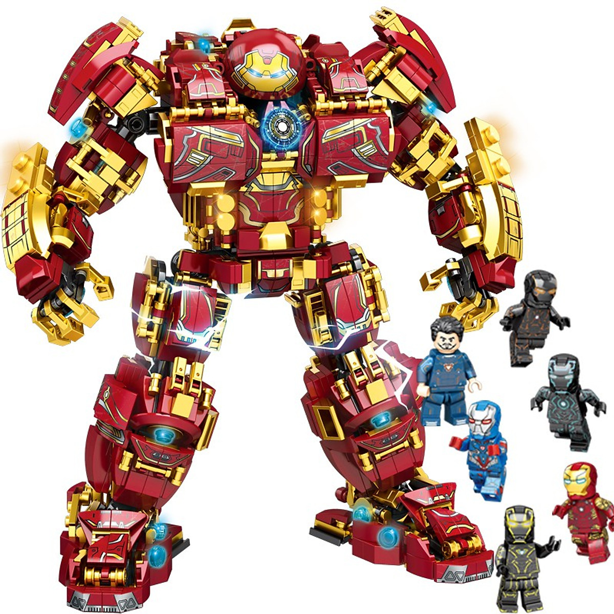 Mô Hình Nhựa 3D Lắp Ráp Kbox Marvel Hulk Buster V5004 4123 mảnh  LG   ArtPuzzlevn
