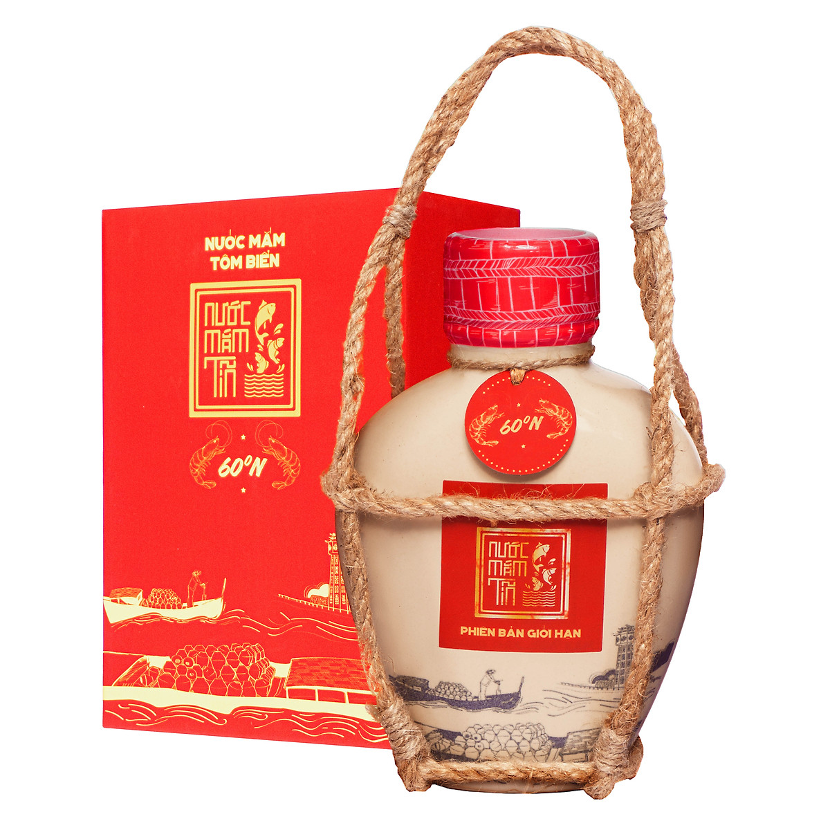Đặc Sản Phan Thiết - Nước Mắm Tĩn - Nước Mắm Tôm Biển 60N