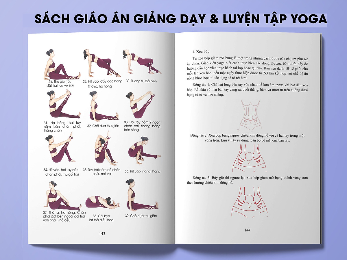 Bộ sách dành cho Giáo viên Yoga cơ bản: Giáo án giảng dạy & luyện tập Yoga + Những bài dẫn thiền hay dành cho giáo viên Yoga