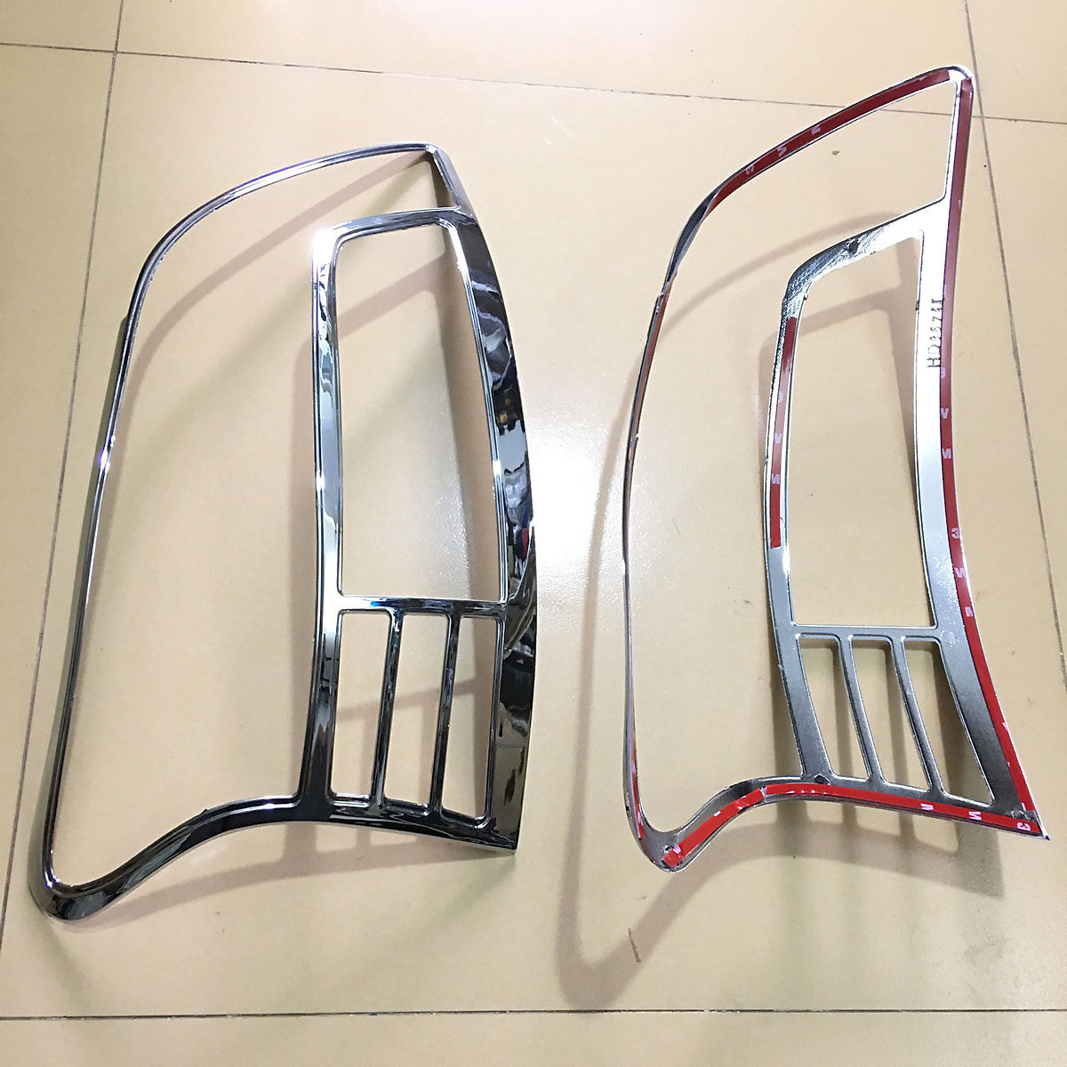 Ốp Viền Đèn Hậu Mạ Crom Cho Xe Vios 2008 2009 2010 2011 2012 2013