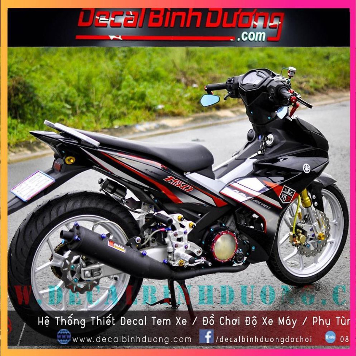 Top 90+ ex 150 đỏ đen hay nhất 38 TEM ĐẸP EXCITER 150 đỏ đen nhám 2