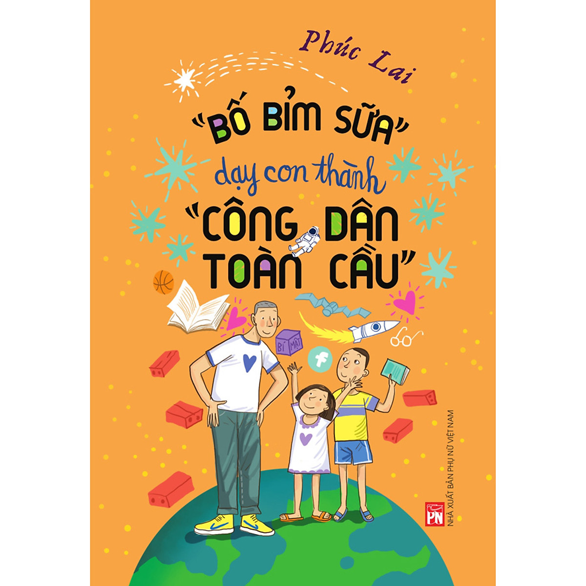 "Bố Bim Sua" dạy các con trở thành "công dân của thế giới".