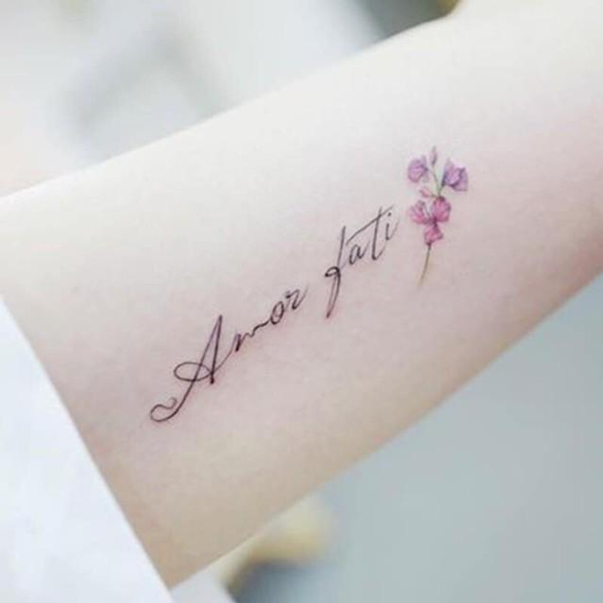 Amor Fati Temporary Tattoo set of 3  Etsy