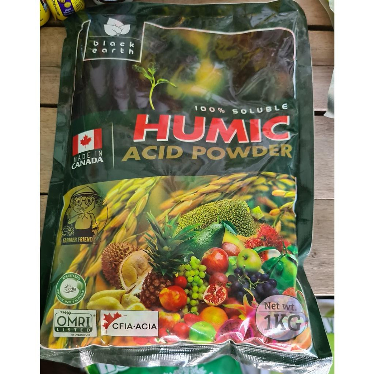 Mua Phân bón hữu cơ sinh học (Humic Acid Powder Canada) 1kg | Tiki