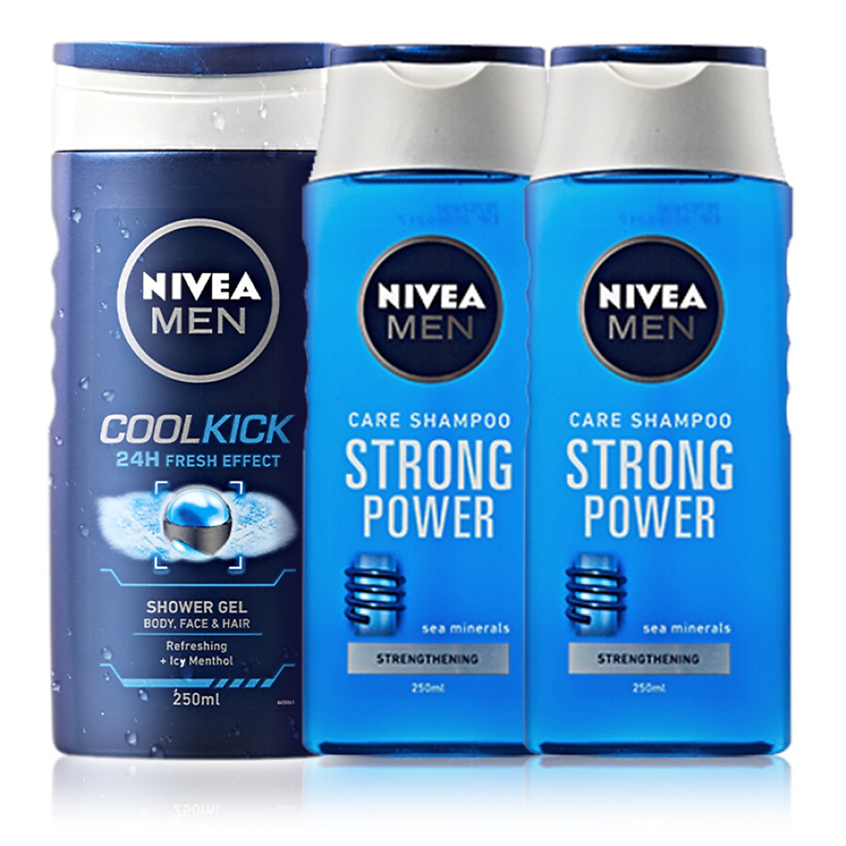 Mua NIVEA Men's Imported Strong Hair Shampoo Set (Shampoo 250ml*2 Free Imported Ice Shower Gel 250ml) Mua NIVEA Men's Imported Strong Hair Shampoo Set (Shampoo 250ml*2 Free Imported Ice Shower Gel 250ml)