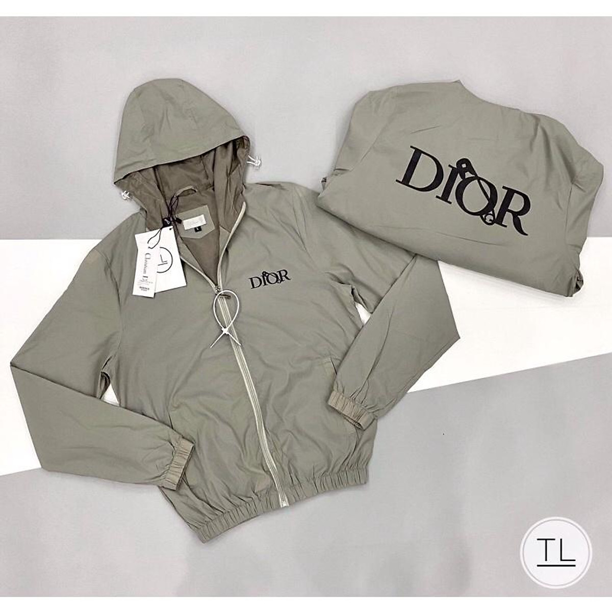 ORDER Áo khoác Dior trắng và đen có mũ #15 ORDER Áo khoác Dior trắng và đen có mũ