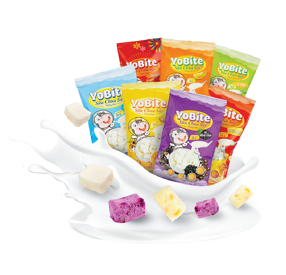 Sữa chua khô ăn dặm YoBite Kids vị Truyền thống - Hỗ trợ tiêu hóa, ngừa biếng ăn