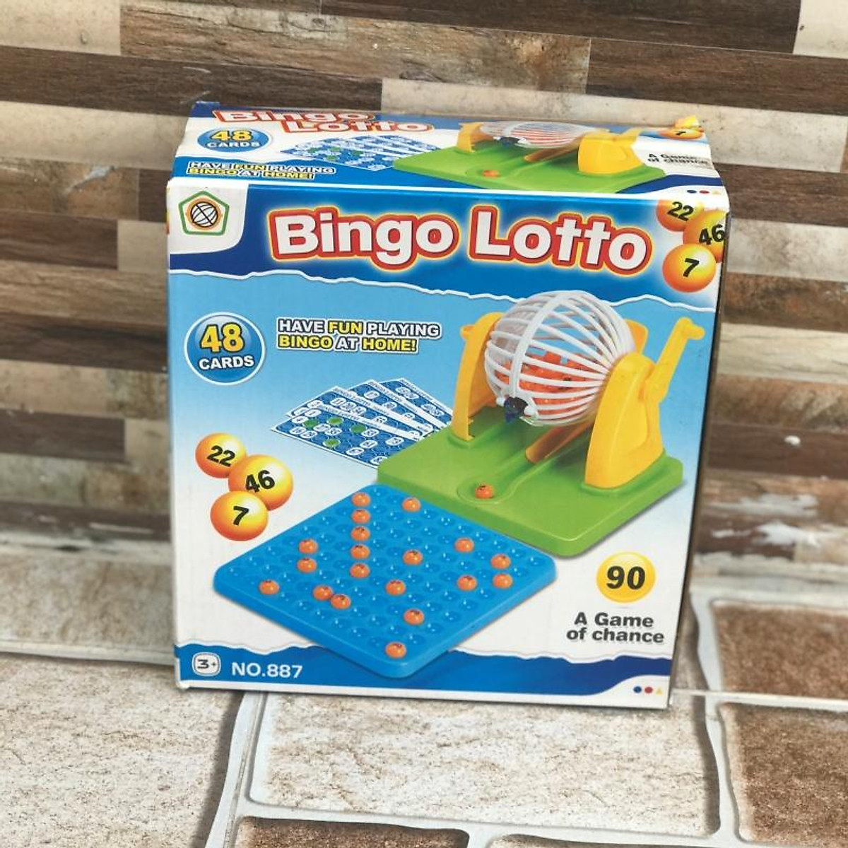 Đồ chơi TẾT - Lô Tô Loto Bingo 90 số - 48 thẻ . - Trò chơi dân gian