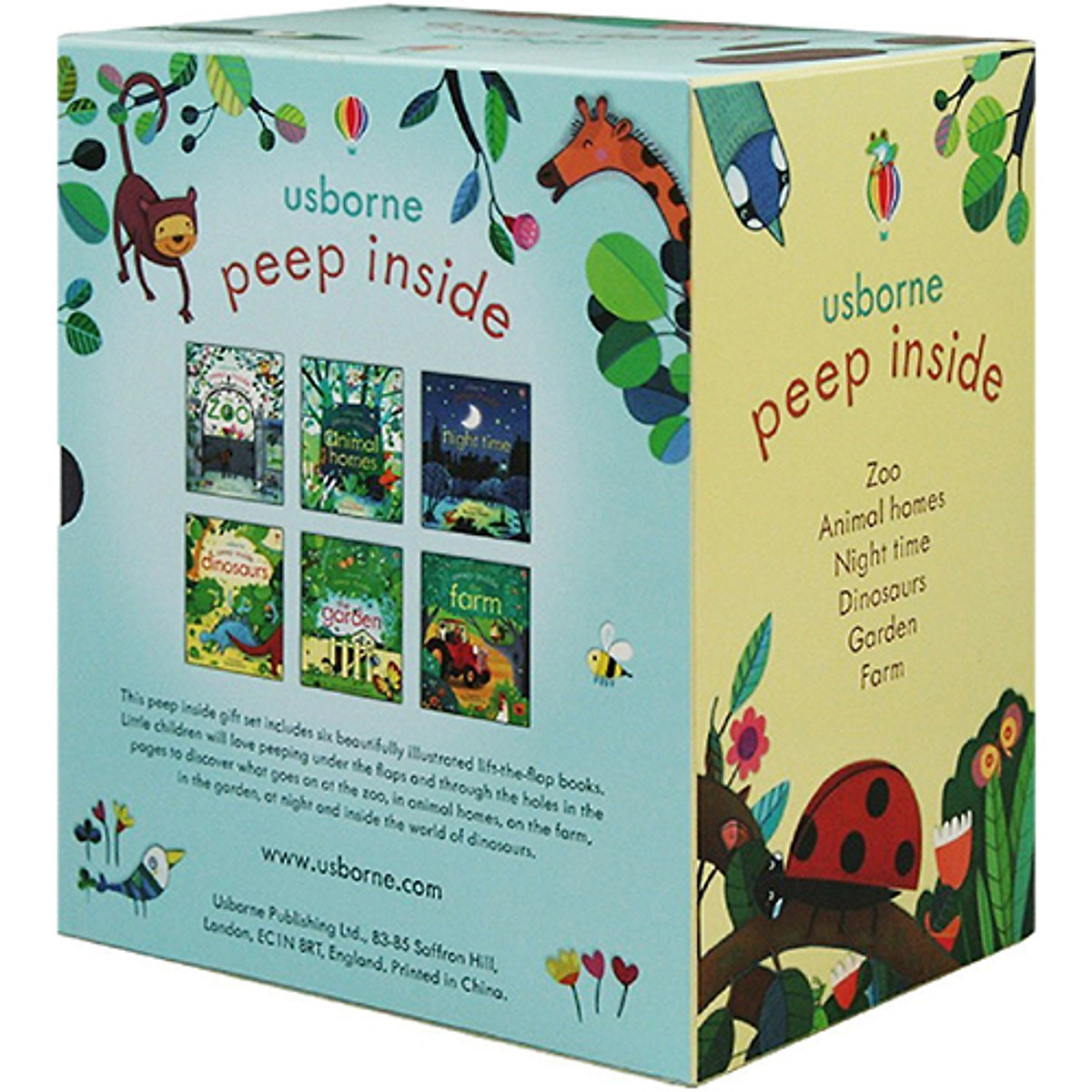 Usborne Peep Inside Box Set (Contains 06 Books)