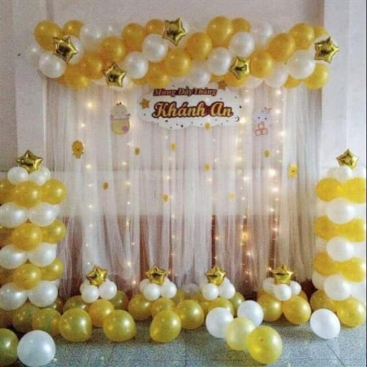 ĐÃ MAY SẴN TẶNG DÂY TREO RÈM VẢI VOAN LƯỚI LÀM PHÔNG BACKGOUND SINH NHẬT  PARTY  Shopee Việt Nam