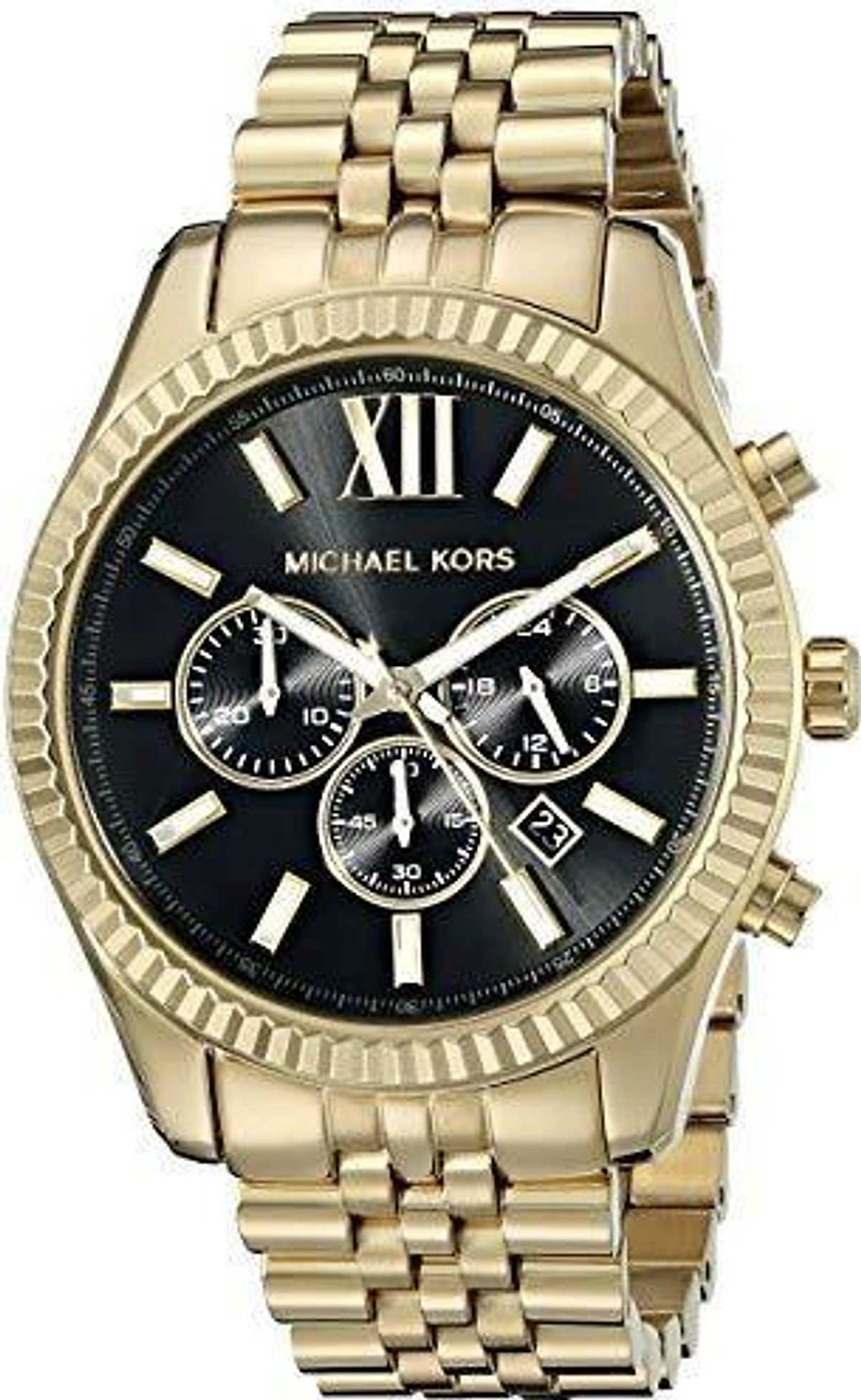 Descubrir 83+ imagen gold men’s michael kors watch