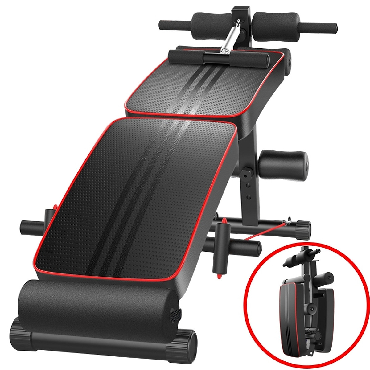 Ghế tập bụng cong có chốt gập SIT UP model 119 mới BG (hàng nhập khẩu)
