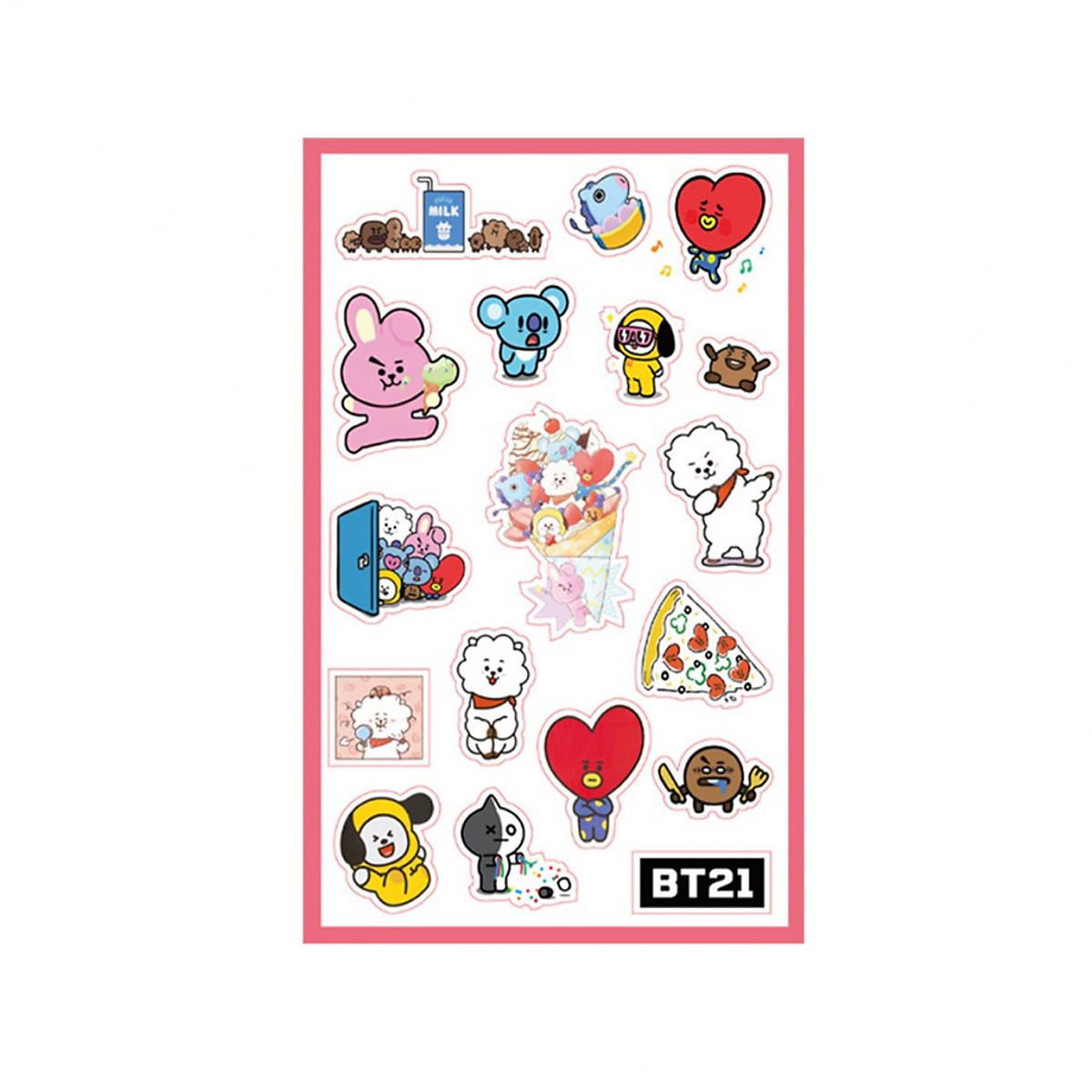 Sticker nhóm nhạc BTS decal dán laptop  điện thoại hình dán trang trí