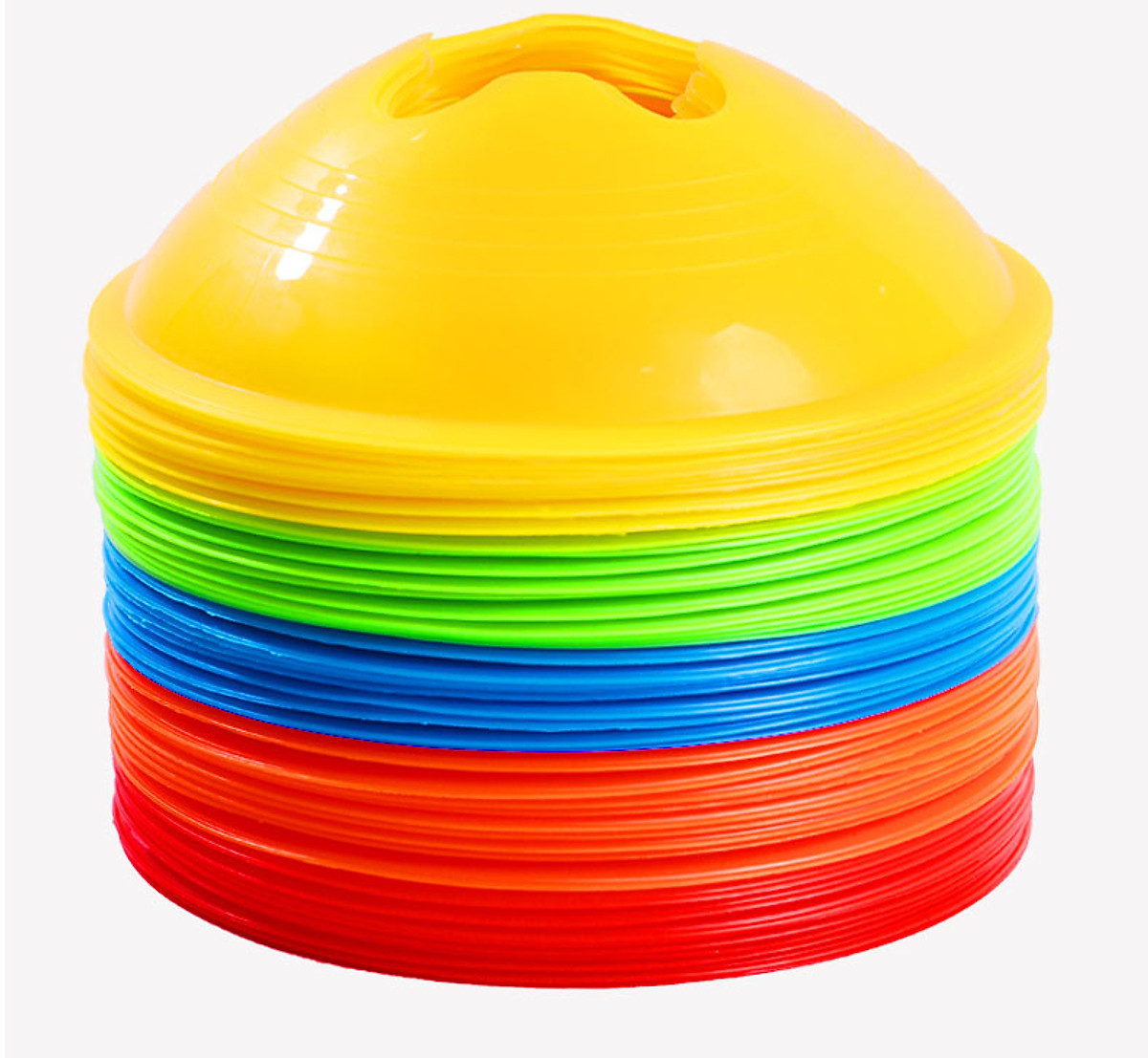 Bộ 10 Nấm Lùn Chiến Thuật Bóng Đá,Cone Tập Luyện Cao 4.5cm Chính Hãng Đại Nam Sport (Giao Màu Ngẫu Nhiên)