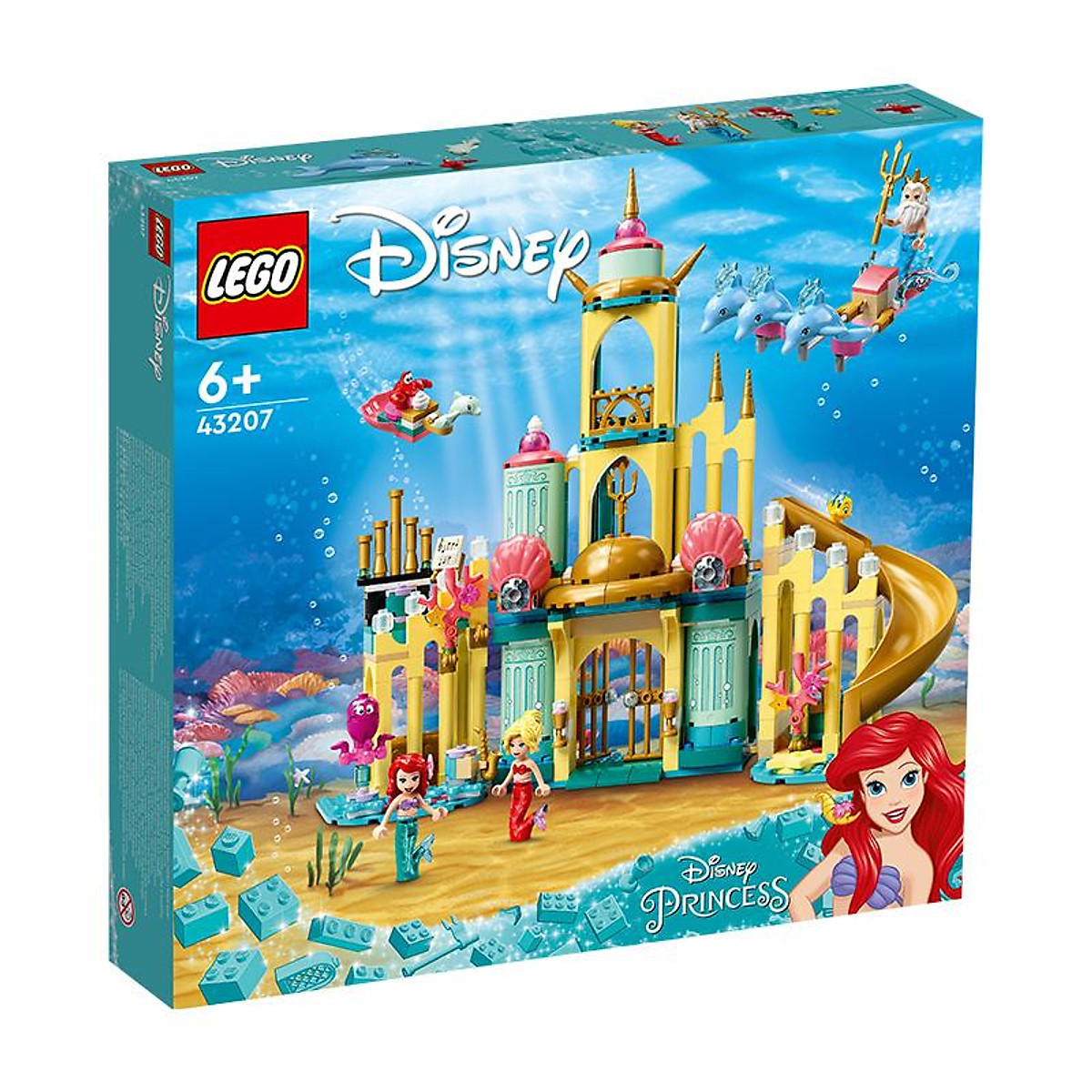 Đồ Chơi LEGO Disney Princess Lâu Đài Của Công Chúa Ariel 43207 ...