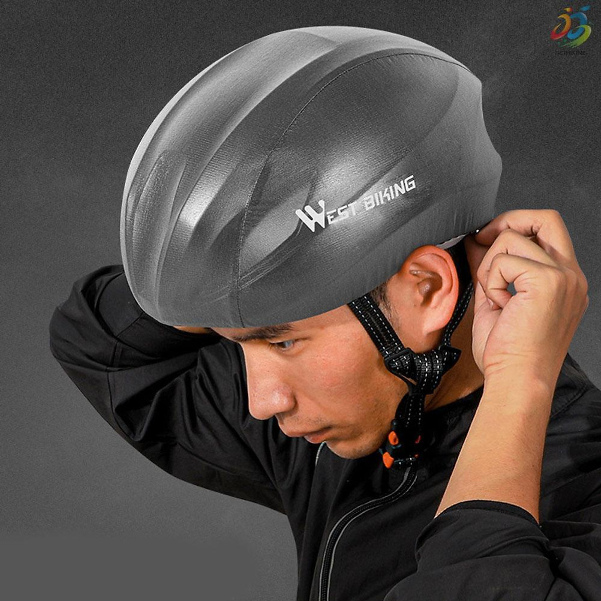 Vỏ Bọc Mũ Bảo Hiểm Xe Đạp Chống Mưa / Bụi / Gió Phản Quang Tiện Dụng