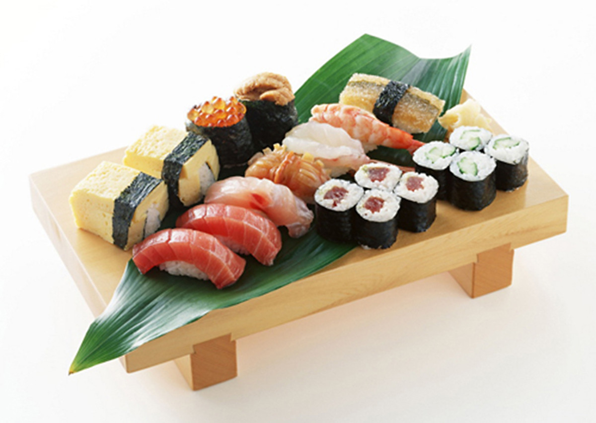 Sushi Sashimi] Thớt gỗ 25x15cm trang trí món ăn Nhật, khay gỗ ...