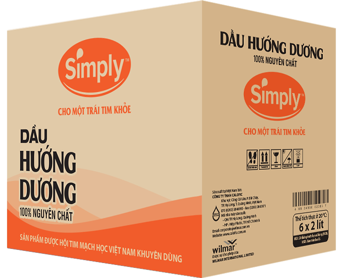 Dầu hướng dương Simply (2L)