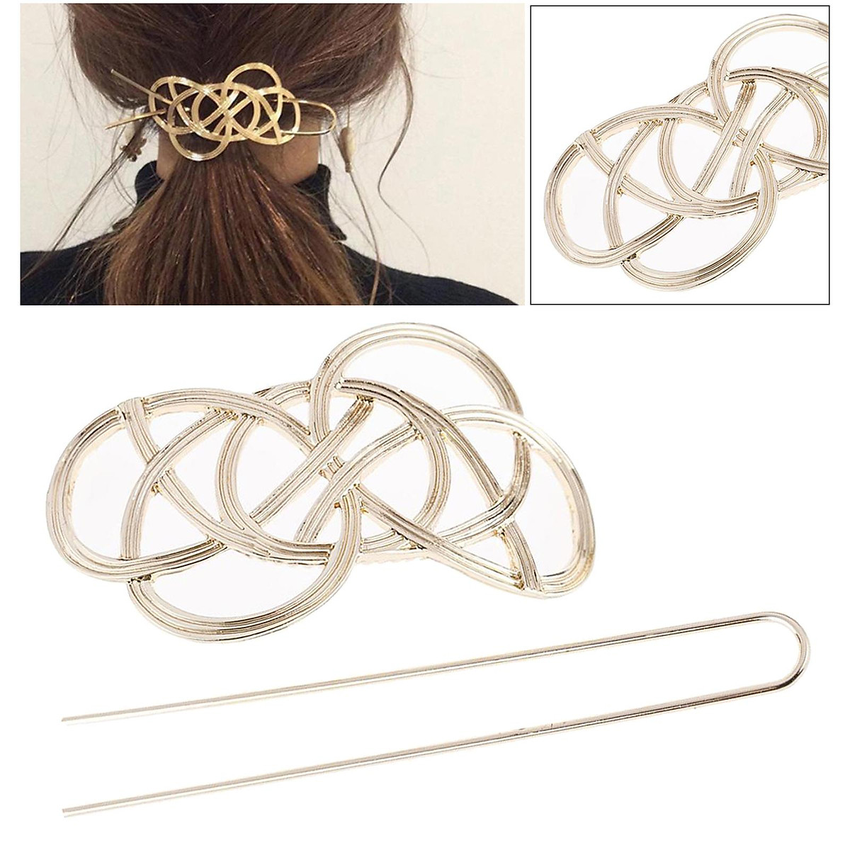 Metal Hair Cuff Hair Bun Holder Cage Hair Stick Fashion Hairpins Hair Clip Metal Hair Cuff Hair Bun Holder Cage Hair Stick Fashion Hairpins Hair Clip