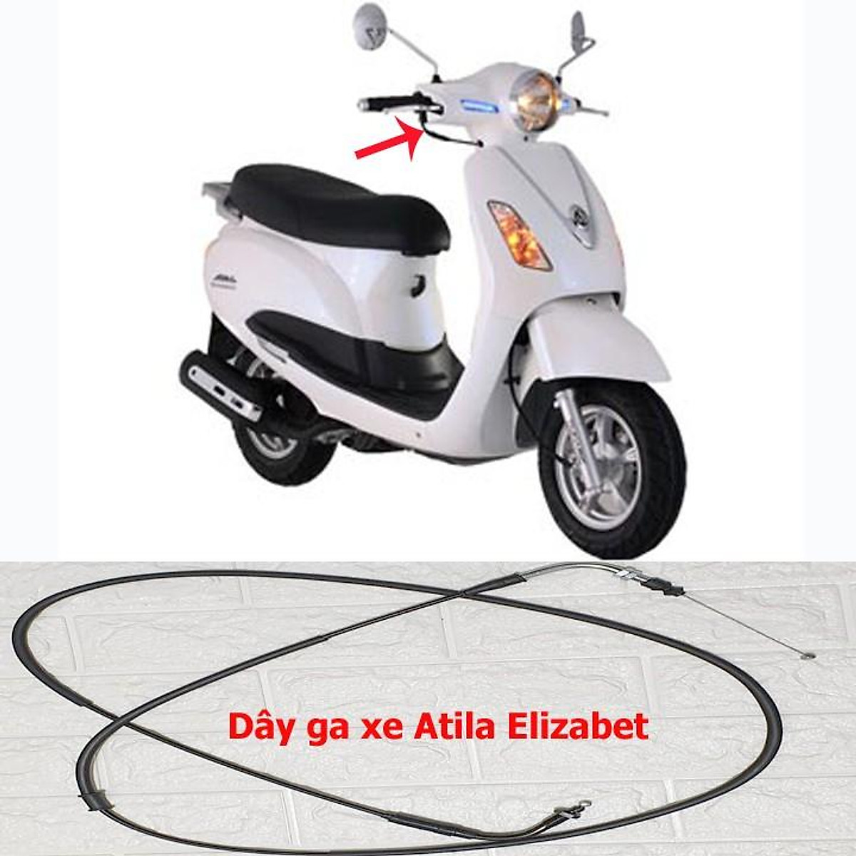 Elizabeth 110 EFI phanh cơ  Đỏ  Xe Máy Hoàn Phước  Xe máy Quảng Ngãi