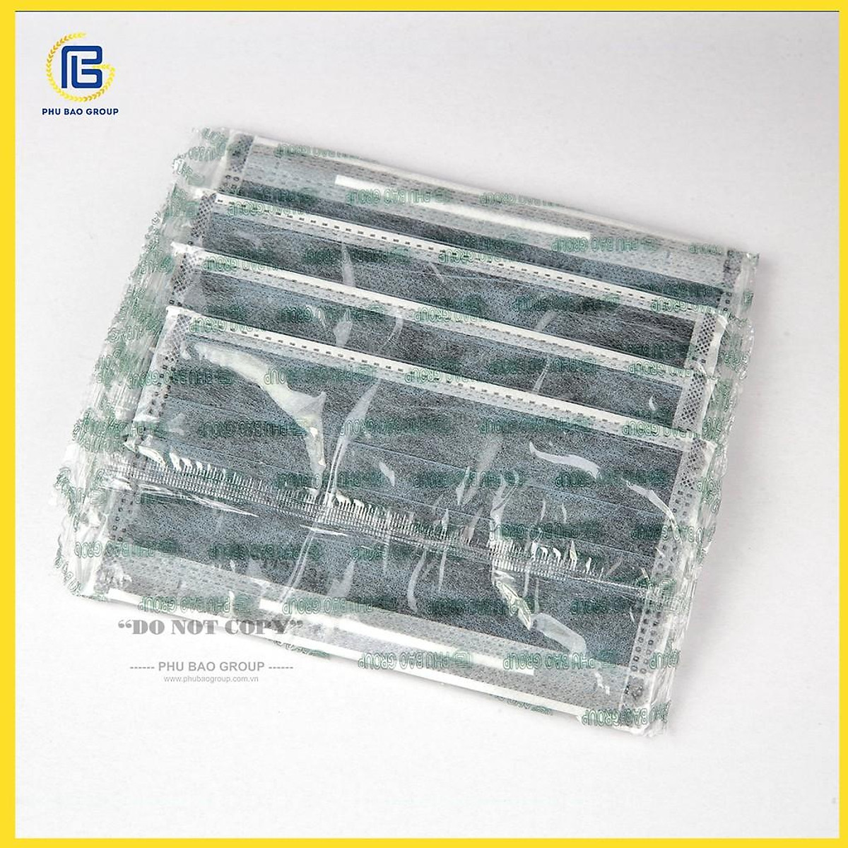 - Khẩu Trang Carbon Hoạt Tính Chất Lượng Cao, Khử Mùi, Chống Bụi Mịn, Màu Xám Xanh, 4 Lớp, Bảo Vệ Tối Ưu, Đóng Gói Từng Cái - (40 cái/hộp)