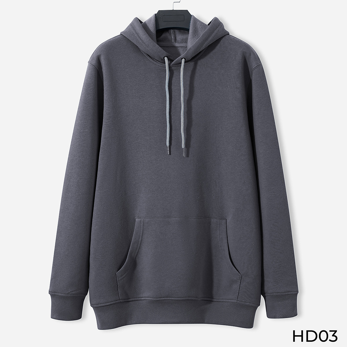 Áo hoodie nam vải nỉ bông ấm áp, phù hợp với thời tiết thu đông