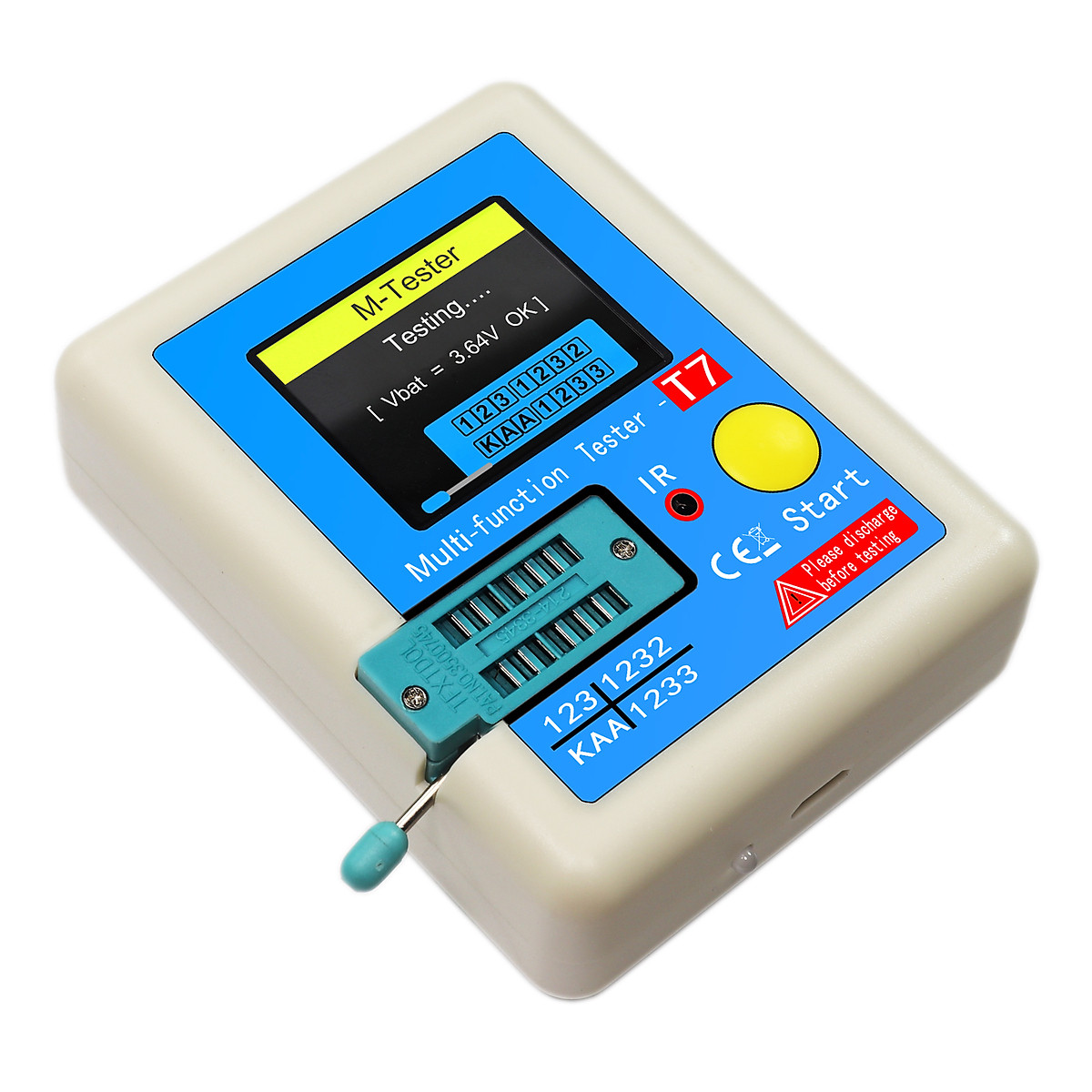 Transistor Meter LCRT7 MultiFunction Capacitance Resistance Tester