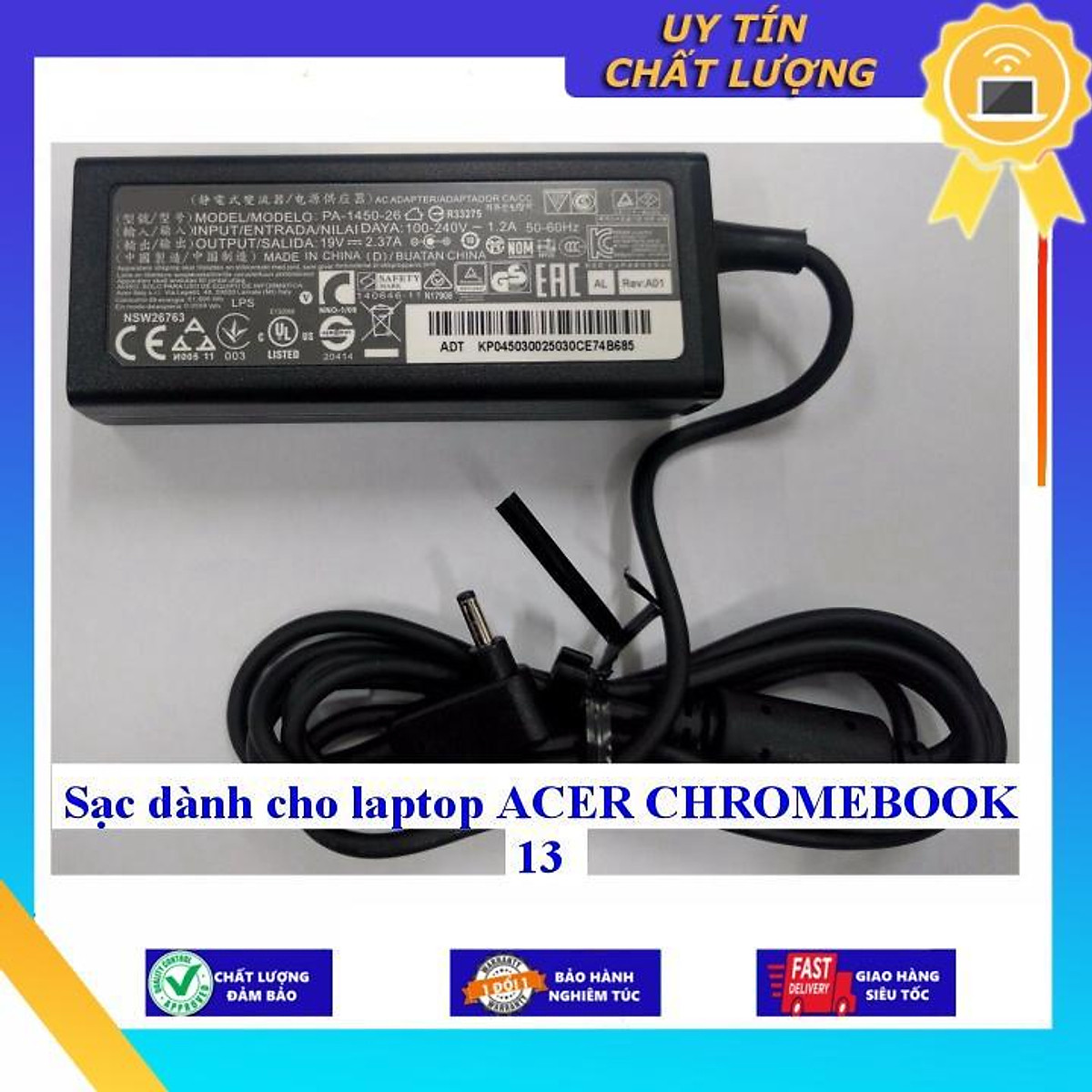 Mua Sạc dùng cho laptop ACER CHROMEBOOK 13 - Hàng Nhập Khẩu New Seal tại  MISUFUJl OFFICIAL STORE