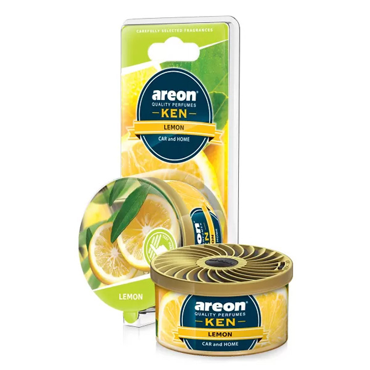 Sáp thơm ô tô Areon hương Chanh – Tươi Mát, Sảng Khoái, Bậc Thầy Say Xe – Chính hãng Bulgaria – Lemon