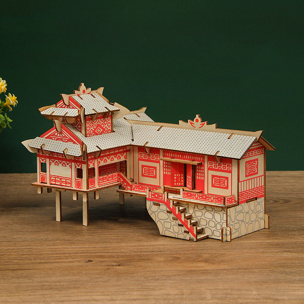Mô Hình DIY Nhật Bản Quán Sushi Bằng Gỗ 3D Sáng Tạo Sản xuất và phân phối mô  hình Sài Gòn xưa Miền Tây thu nhỏ