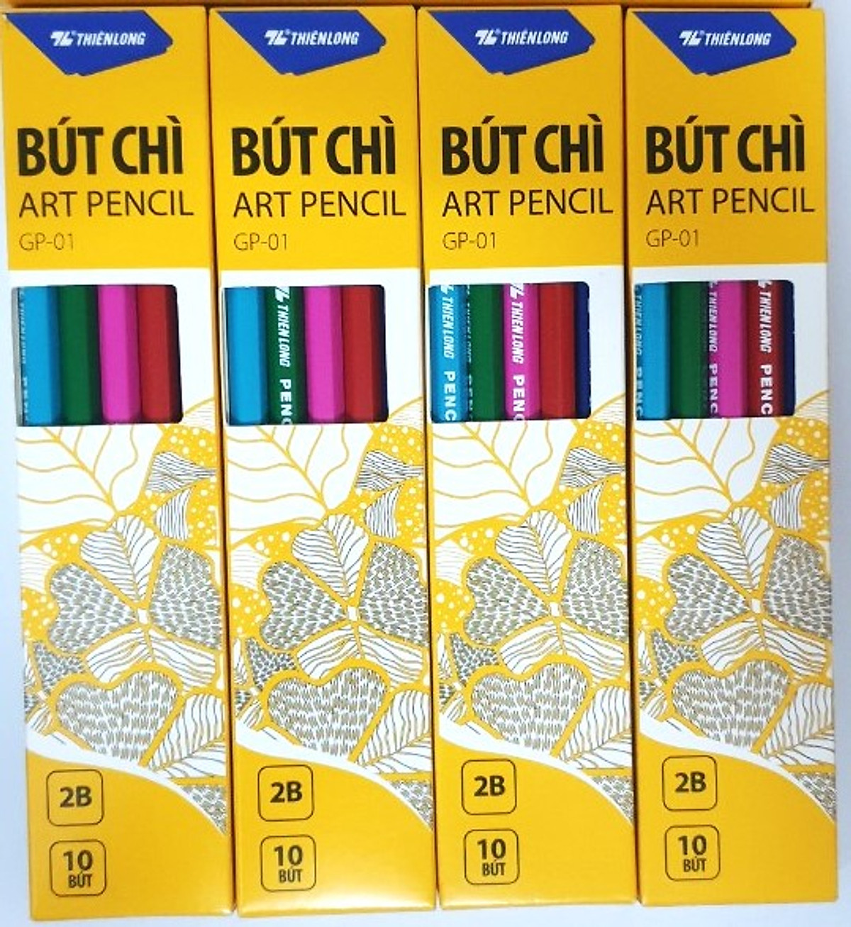 Hộp 10 Bút Chì Gỗ Thiên Long GP-01