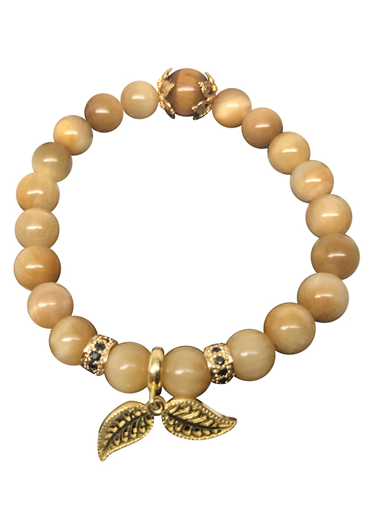 Vòng tay đá mắt hổ vàng cao cấp chính hãng Gemstones Vòng tay đá mắt hổ vàng cao cấp chính hãng Gemstones